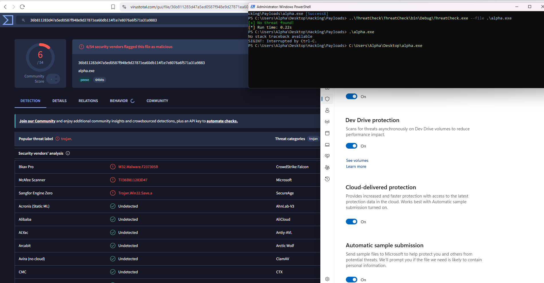 The Art of Windows Defender Bypass and Shellcode Obfuscation | dr-b3tman