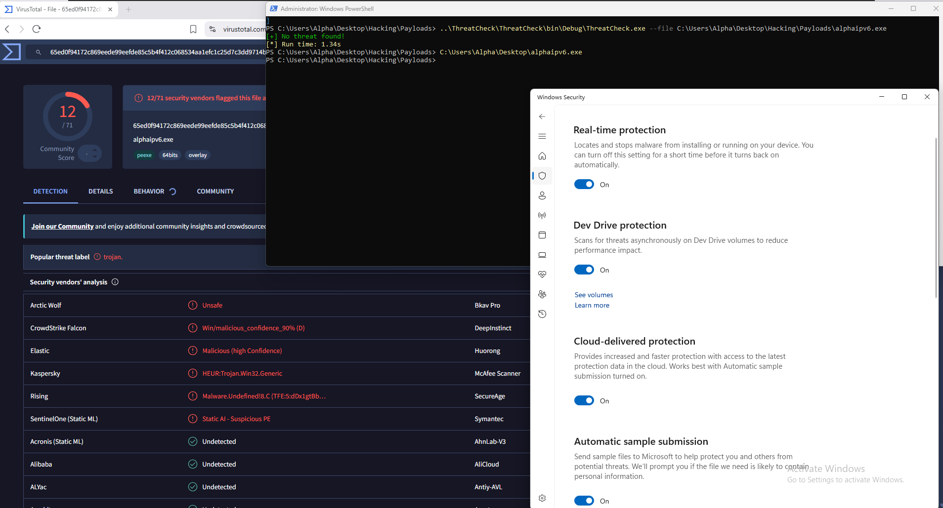 The Art of Windows Defender Bypass and Shellcode Obfuscation | dr-b3tman